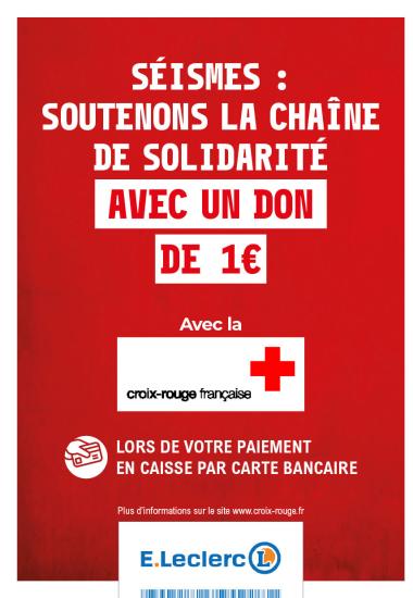 SEISMES : SOUTENONS LA CHAINE DE SOLIDARITE
